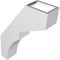 Ekena Millwork 3-in. W x 10-in. D x 14-in. H Monterey Architectural Grade PVC Knee Brace BRCP03X10X14MON - alternate 2